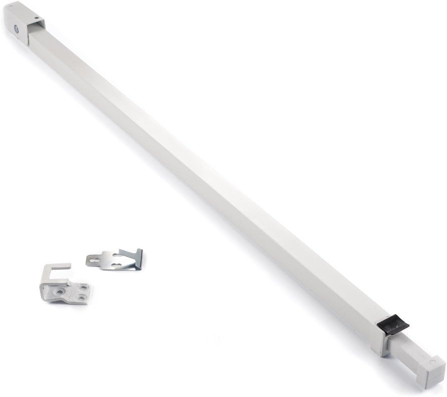 Ideal Security BK110W Inc Patio Door Bar with Anti-Lift Lock (White)