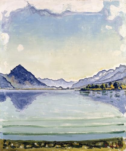 Toile Thunersee à Leissigen Ferdinand Hodler pour habiller un mur vide