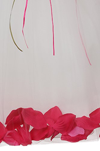 iGirlDress Satin Bodice Communion Flower Girl Pageant Petal Dress Infant to size144