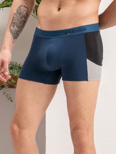 Image of DAMENSCH Men's Regular Fit Printed Trunks Underwear | Supima, Modal Fabric, Anti-Bacterial and Microfibre Waistband