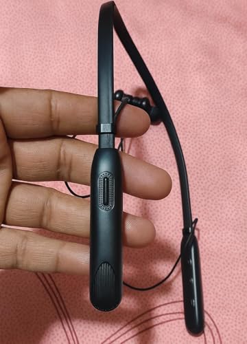 Image of ShreeADR UrbanBeats Sport Series Wireless Bluetooth Neckband Earphones - 370H Standby, Long Battery Backup, Lightweight Wireless In-Ear Headphones with Mic, Deep Bass, Sweat-Resistant for Sports & Running (Black)