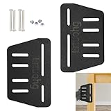 Ertuohg 2Pcs Bed Frame Adapter for Headboard Extra, Bed Frame Adapter/Connector Plate, Bed Modification Plate, Headboard Attachment Kit for Queen, King and Full Size Beds