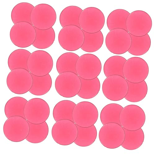 Toddmomy Semi- 19mm Bingo Chips Counting Discs for Boys and Girls Math Counters Poker Chips Sorting Games