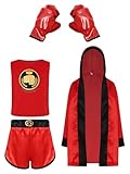 Le haut sans manches à col rond offre un look tendance et sportif, permettant une plus grande liberté de mouvement pendant la boxe ou d'autres activités physiques
