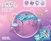 Gabby's Doll House Girls Folding Table & Chairs Set for Kids and Toddlers 36 Months Up To 7 years, Includes: 1 Table (36