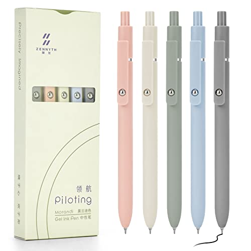 NADRQQE Retractable Gel Ink Pens Quick Dry Ink Pens 0.5mm ...