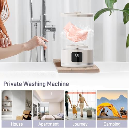 Machine à laver portable et compacte pour sous-vêtements