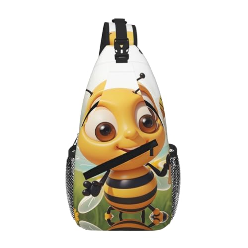 Mochila bandolera Honey Bee para mujer y hombre, viaje y senderismo miniatura 1