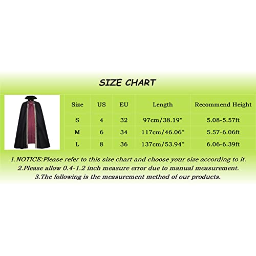 Cape Halloween homme look vampire gothique à col haut rigide