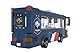 Megableu - Bus der französischen Mannschaft FFF zum Zusammenbauen – 319 Bausteine – offizielles FFF-Modell – Fußball-Bauspiel für Kinder & Erwachsene – Geschenkidee für Fans & Unterstützer, blau