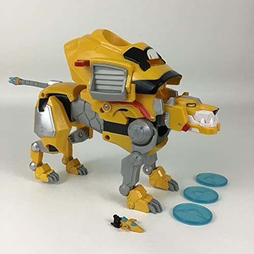 Voltron Legendary Defender Yellow Lion Combinable Action Figure [Fire Armored Disc Launcher] #TOP4