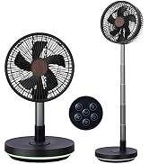 Amazon.co.jp: QUADS Folding Fan, Rechargeable, Foldable, Compact