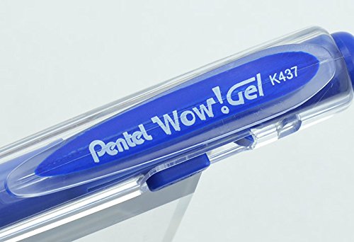 Bolígrafo retráctil Pentel Wow! tinta azul 0.7 mm pack 15 miniatura 3