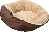 In drei Farbkombinationen Karlie Bett Chipz, rund L: 52 cm B: 46 cm H: 18 cm beige