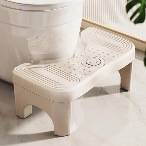 Recximi Toilet Stool Squat, Portable Foot Poop Stool for