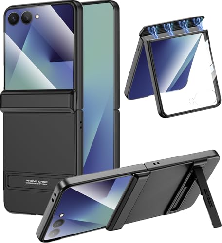 Coque Samsung Z Flip 7 protection intégrale fine avec béquille et écran