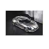  BITTU Poster per auto sportive per Alfa Romeo 4c Concept Supercar pittura decorativa su tela, decorazione da parete e camera da letto, 30 x 45 cm