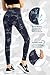 FETY Women's Workout Leggings with Pockets High Waisted Pattern Yoga Pants for Women Tummy Control Yoga Leggings