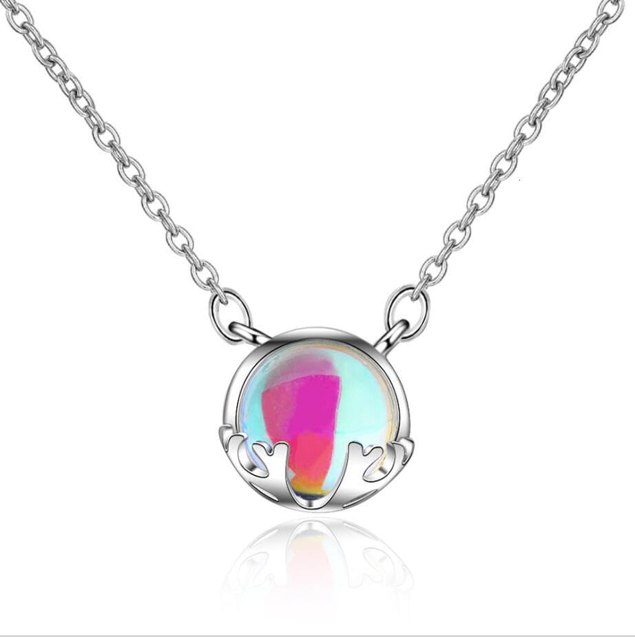 Bijoux élégants : pendentif en argent S925 avec pierres précieuses uniques