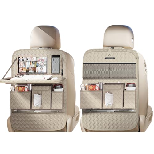 Car Seat Organizers,Multi-functional Back Seat Protectors, Storag...