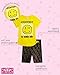 Real Love Girls' Active Shorts Set - 6 Piece Fashion T-Shirts and Performance Bike Shorts - Summer Outfit for Girls (7-16), Size 10-12, Good Vibes