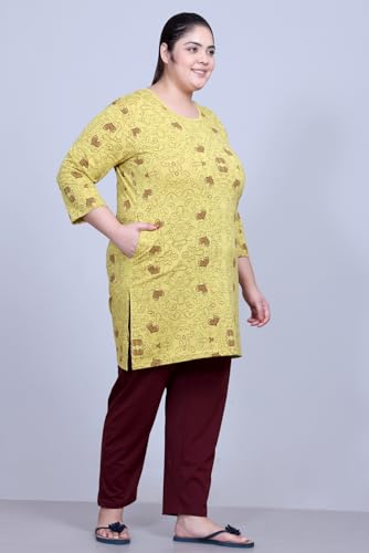 Image of RYSH Women's Plus Size Printed Longline Tops