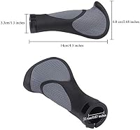 Fahrradgriffe ergonomisch,Lenkergriffe für MTB, Trekkingrad, E-Bike, Cityrad Rennrad und Faltrad mit Zwei Seiten Lock-On Design aus rutschfestem Gummi (22 mm Fahrrad Griffe) – Ansicht 8