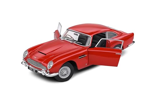 Solido 1:18 Aston Martin DB5 Modelo Diecast Rojo Metálico miniatura 7