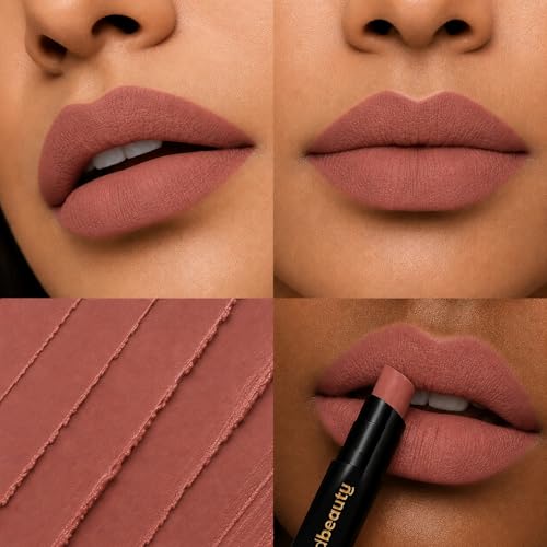 Image of BAKED BEAUTY Lip Crayon Lipstick with Light Weight & Nourishing Formula, Set of 3, 2.5g each (Brownie Bite)