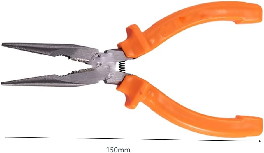Needle-nose Pliers 6-inch Multi-tool Mini Spring, Pointed High Carbon Steel