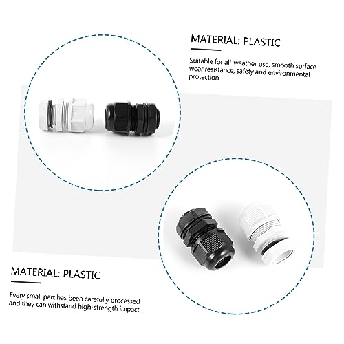 Prensaestopas impermeables NUOBESTY de 40 piezas con juntas para cables eléctricos 5