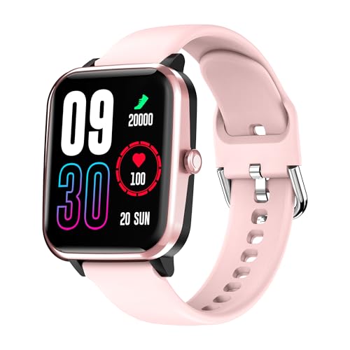 Image of TIMEX MetalFit 2.0 Digital Black Dial and Pink Bnad for Unisex Smartwatch - TWTXW207T