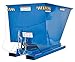Vestil D-100-LD Steel Light Duty Self Dumping Hopper 1 Cubic Yard 2000 Lb. Capacity Blue