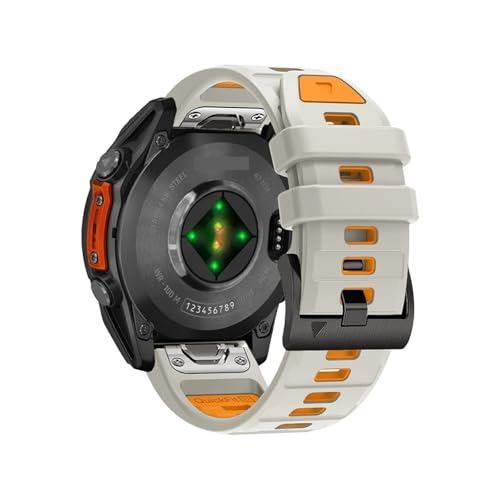 22mm 26mm QuickFit 2FVJQxgɓKGarmin Fenix E8 47mm 51mm 7X 6X/Epix Pro/Enduro 3(Light Sand Orange,QuickFit 22mm)