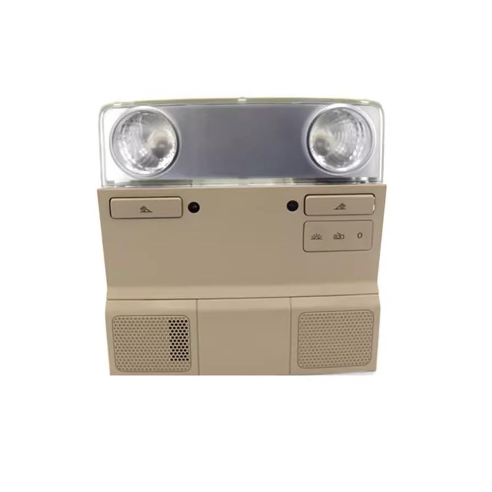 Interior Dome Lamp For VW Golf 6 Mk6 Mk5 Passat B6 Car Interior Roof Reading Lamp With Red Light Switch 1Kd947105B(Beige)