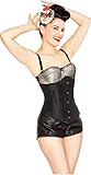 Playgirl Label 4 Layer Reinforced 26 Steel Boned Waist Training Shaper Corset 28” Black
