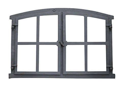 Stallfenster Fenster zum Öffnen Scheunenfenster grau 74cm wie Antik Eisenfenster