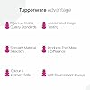 Tupperware Tropical Plastic Container Set, 230ml, Set of 4, Multicolour, Assorted
