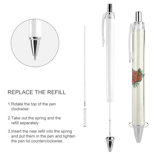 Stylos gel rétractables noirs pointe fine 0,5 tracé fluide - 4
