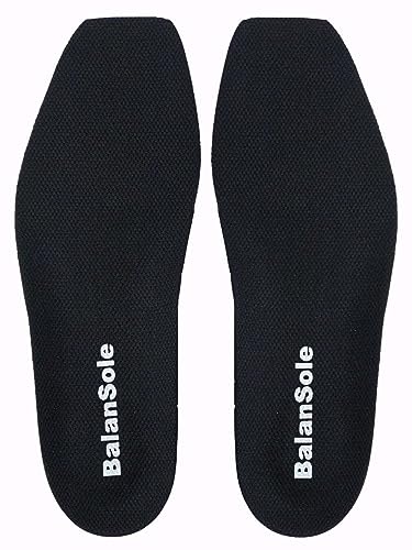 Square Toe Insoles for Boots & Dress Shoes (12-13 M US)