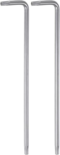 HARFINGTON 2 unids T15 a prueba de manipulaciones Torx Star Key Bit Llave en forma de L 3.98 "brazo largo de acero de alto carbono herramienta de