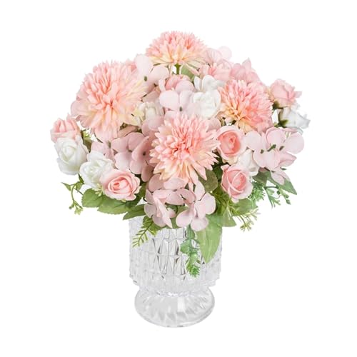 Flores artificiales decorativas como regalo diy y centros de mesa para hogar 5
