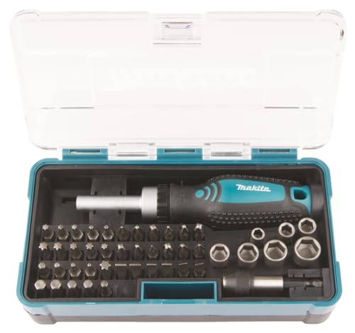 Makita B-36170 - Set de puntas + vasos + atornillador de carraca