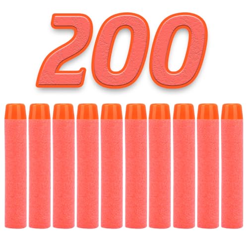 König Design Nerf Pfeile - 200 Stück Nerf Darts Nerf Munition Pfeile Dart Bullets Refill Darts Foam Pfeile für N-Strike Elite Blasters Series Hasbro Fortnite König Design Nerf Pfeile - 200 Stück Nerf Darts Nerf Munition Pfeile Dart Bullets Refill Darts Foam Pfeile für N-Strike Elite Blasters Series Hasbro Fortnite