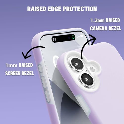 Image of Kratos Soft Silicone Case Cover Compatible with iPhone 16 Plus - Everyday Comfort Protection, Wireless Magnetic Charging Case with Raised Edge Camera & Screen Protection, Shock-Resistant Design