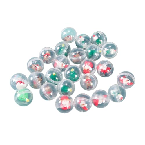 カプセルおもちゃの置物子供グッズバッグフィラー教室のご褒美クリスマスサプライ子供と大人のためのクリスマス置物