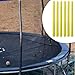 Menolana 6 Pieces Trampoline Pole Foam Sleeves Padding Foam 35 inch Protection Covers for Indoor Outdoor Jumping Bed Railing Pipe Tube, Yellow