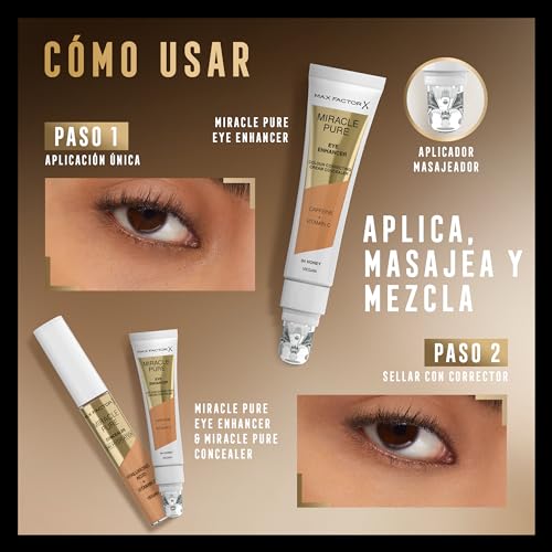 Max Factor Miracle Pure Concealer, Crema correctora Liquid Rose 01 10 ML - imagen 5
