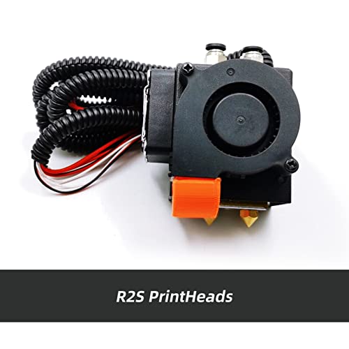 Baugger Extrusora,Novo acessório atualizado da R2S 2-IN-2-OUT Cabeçote de impressão 24V 3D Impressor