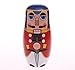 Moonmo 5pcs Beautiful Handmade Wooden Russia Nesting Dolls Gift Russian Nesting Wishing Dolls Nutcracker Matryoshka Traditional